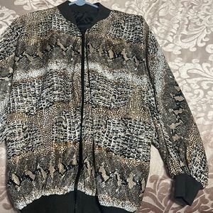 Silky size large jacket very thin